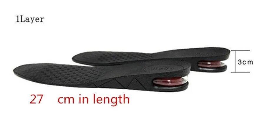 רפידות גובה אורטופדיות לנעליים