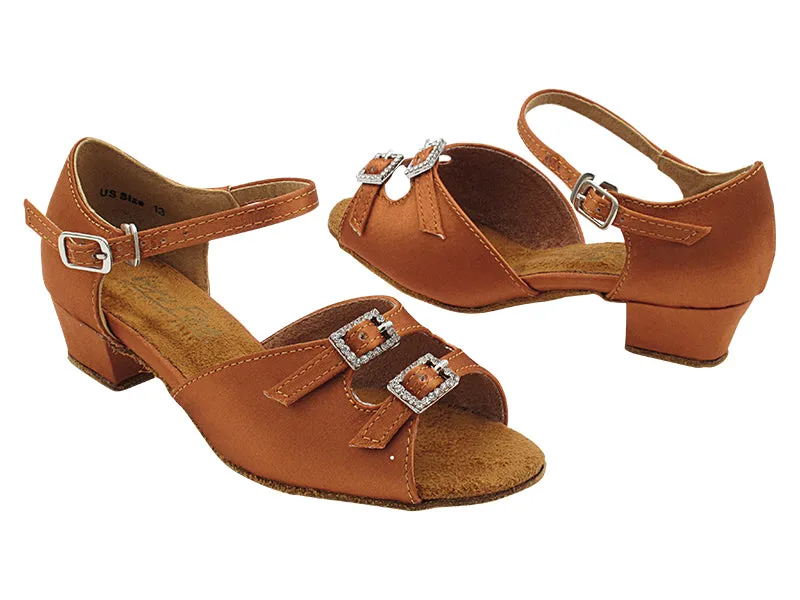 1619G Dark Tan Satin & Stone