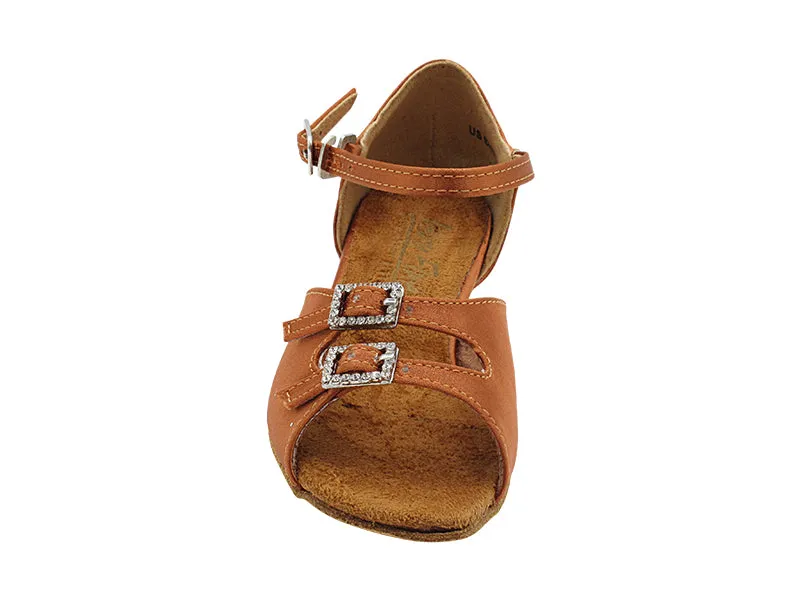 1619G Dark Tan Satin & Stone
