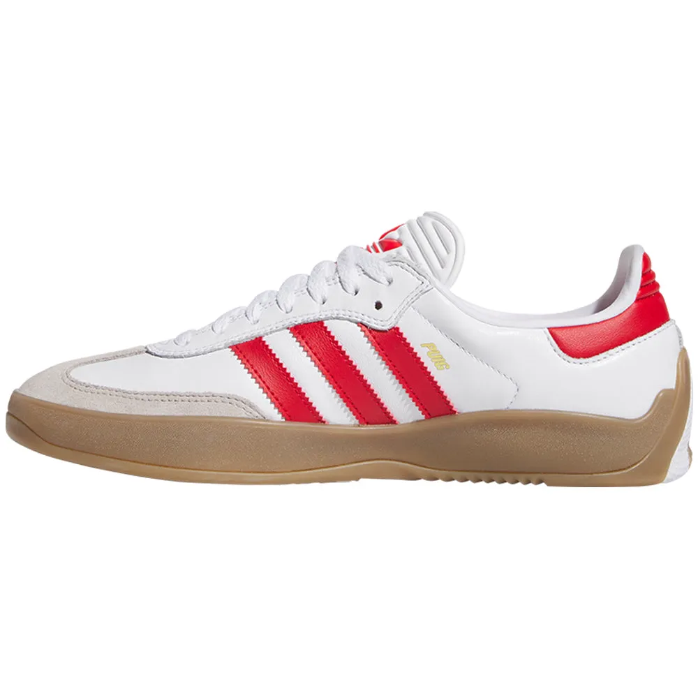 Adidas Puig Samba Shoes White/Better Scarlet/Gum