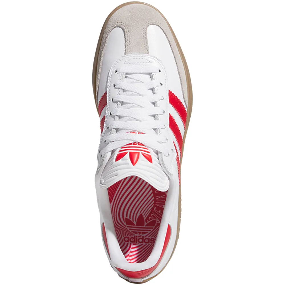 Adidas Puig Samba Shoes White/Better Scarlet/Gum