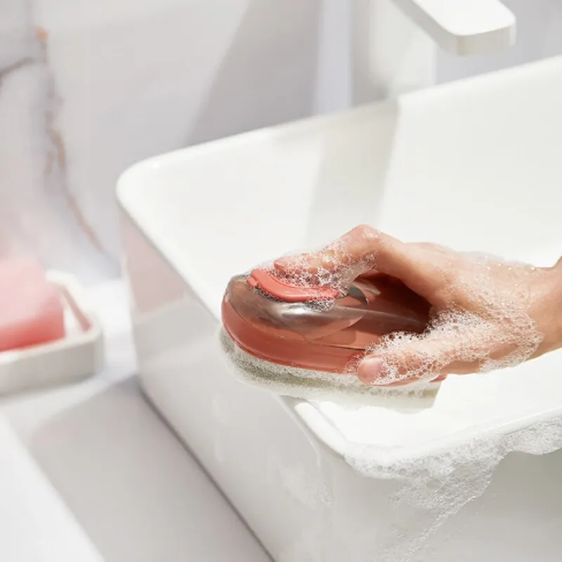 Automatic Detergent Adding Dishwashing Cleaning Brush