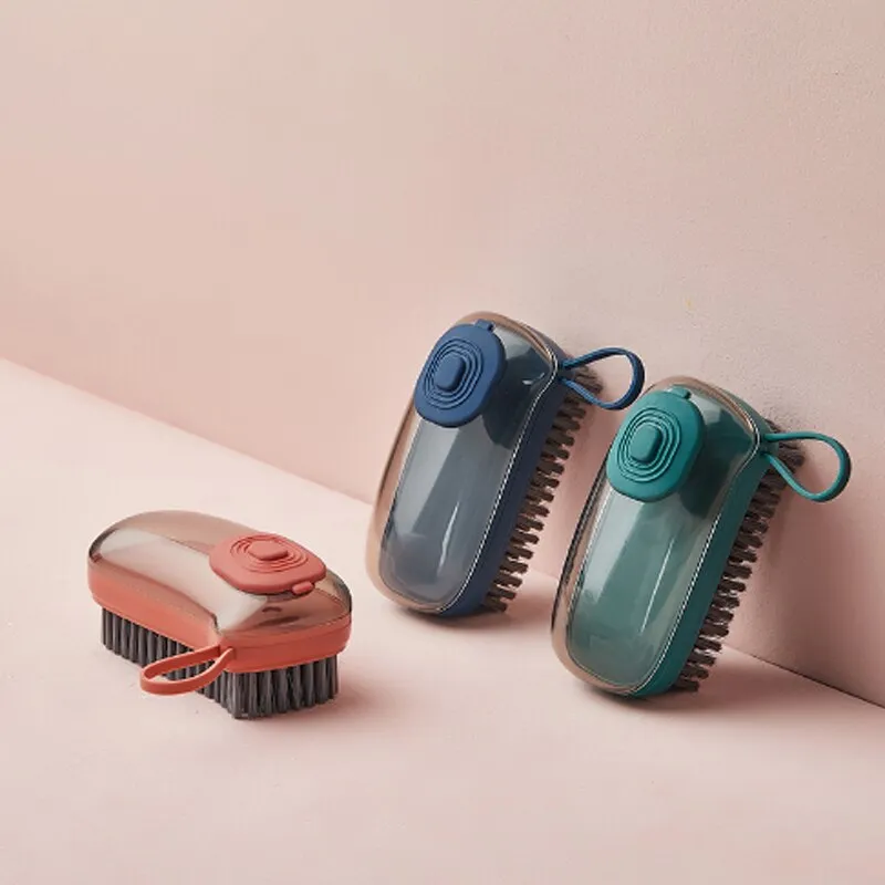 Automatic Detergent Adding Dishwashing Cleaning Brush