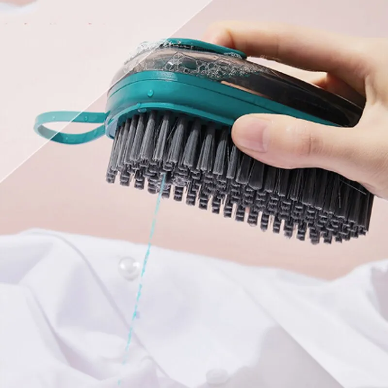 Automatic Detergent Adding Dishwashing Cleaning Brush