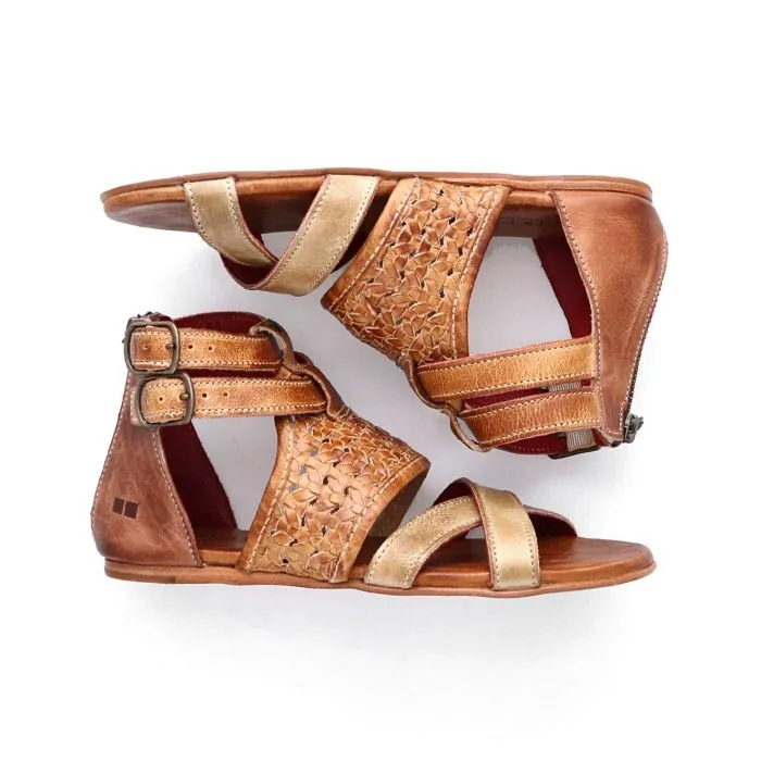 BED|STU CAPRIANA SANDAL -CAFE LATTE RUSTIC