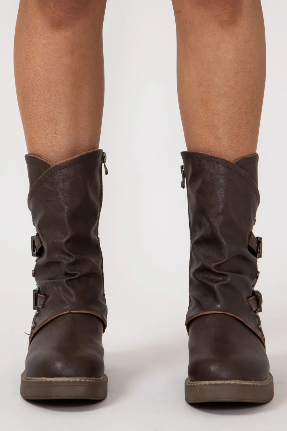 Blowfish Malibu Venice Western Booties for Women in Brown | J1736S1