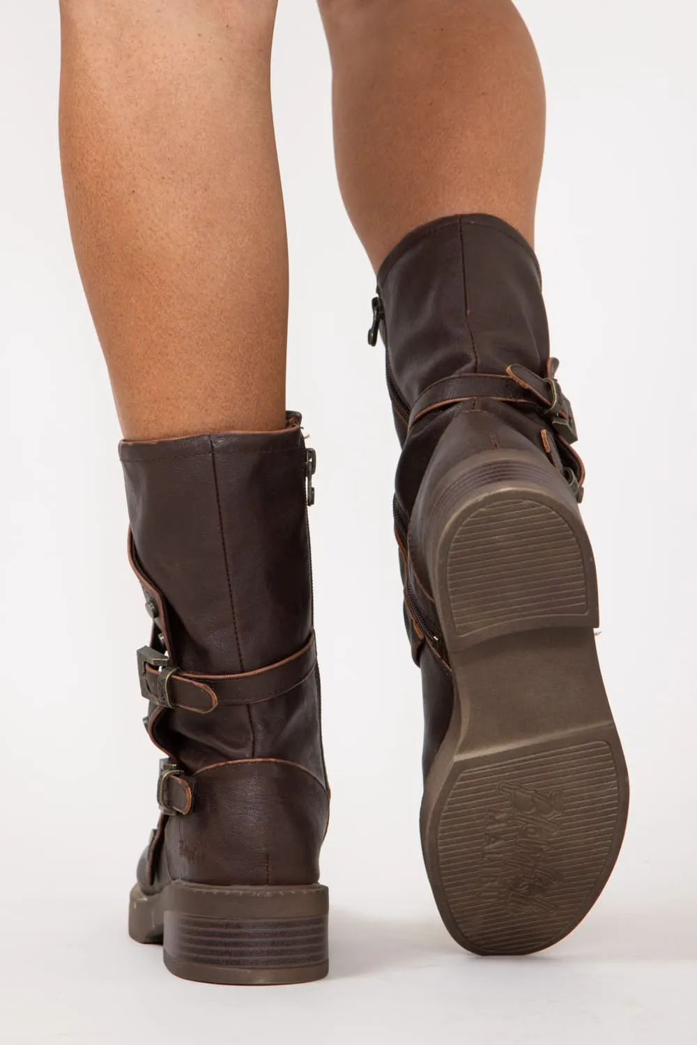 Blowfish Malibu Venice Western Booties for Women in Brown | J1736S1