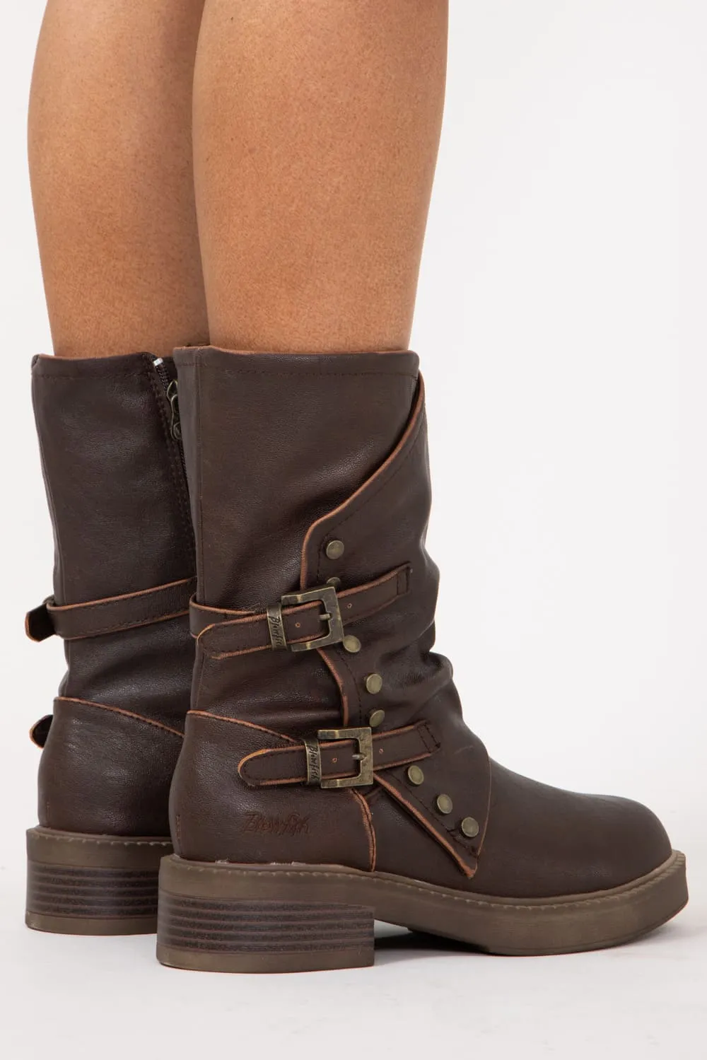 Blowfish Malibu Venice Western Booties for Women in Brown | J1736S1