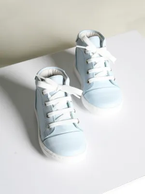 Borboleta Blue 'Danilo' Leather Hi-Top Boots