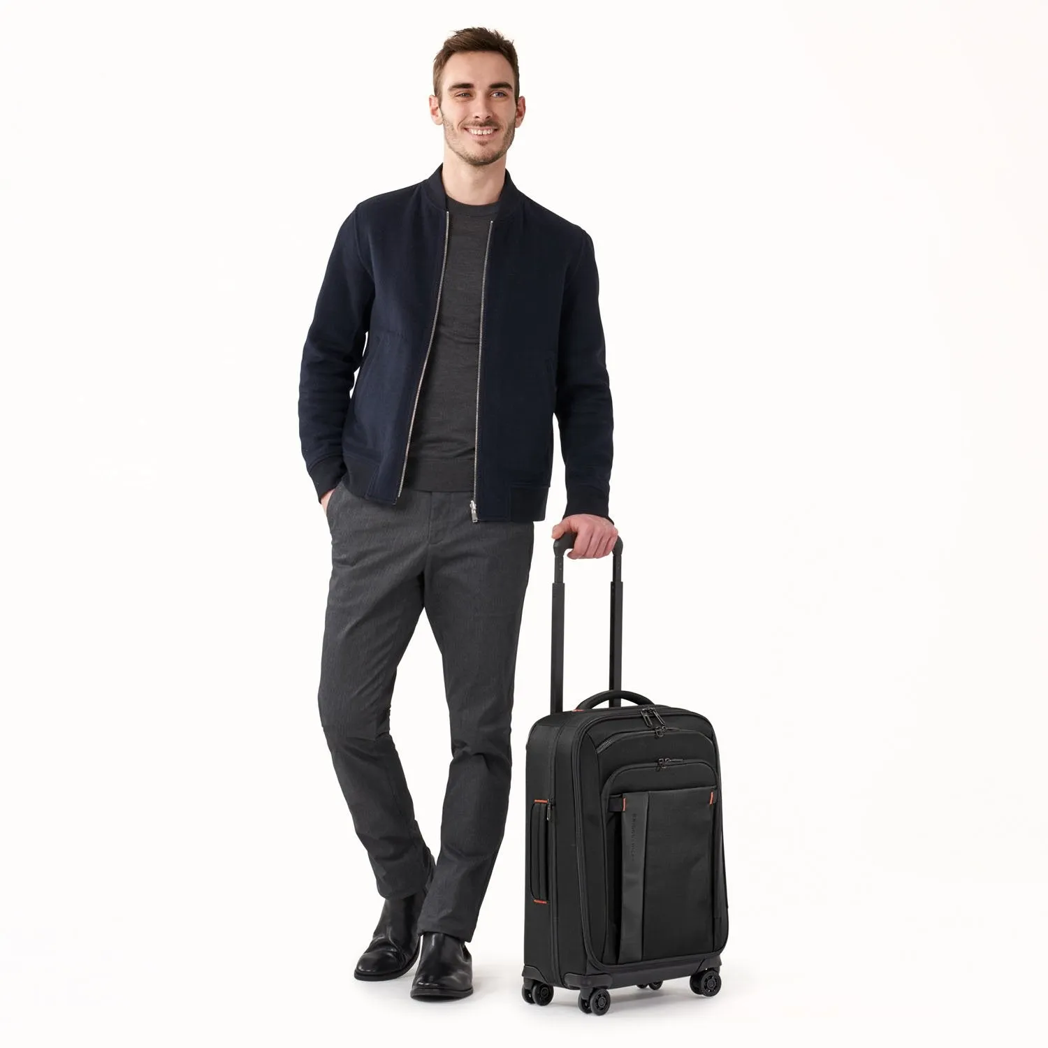 Briggs & Riley ZDX Domestic 22" Carry-On Expandable Spinner - Black