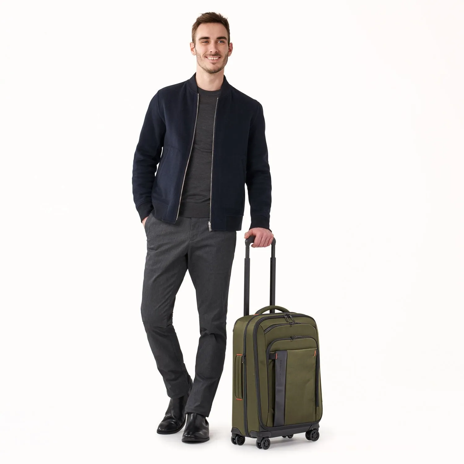 Briggs & Riley ZDX Domestic 22" Carry-On Expandable Spinner - Hunter Green
