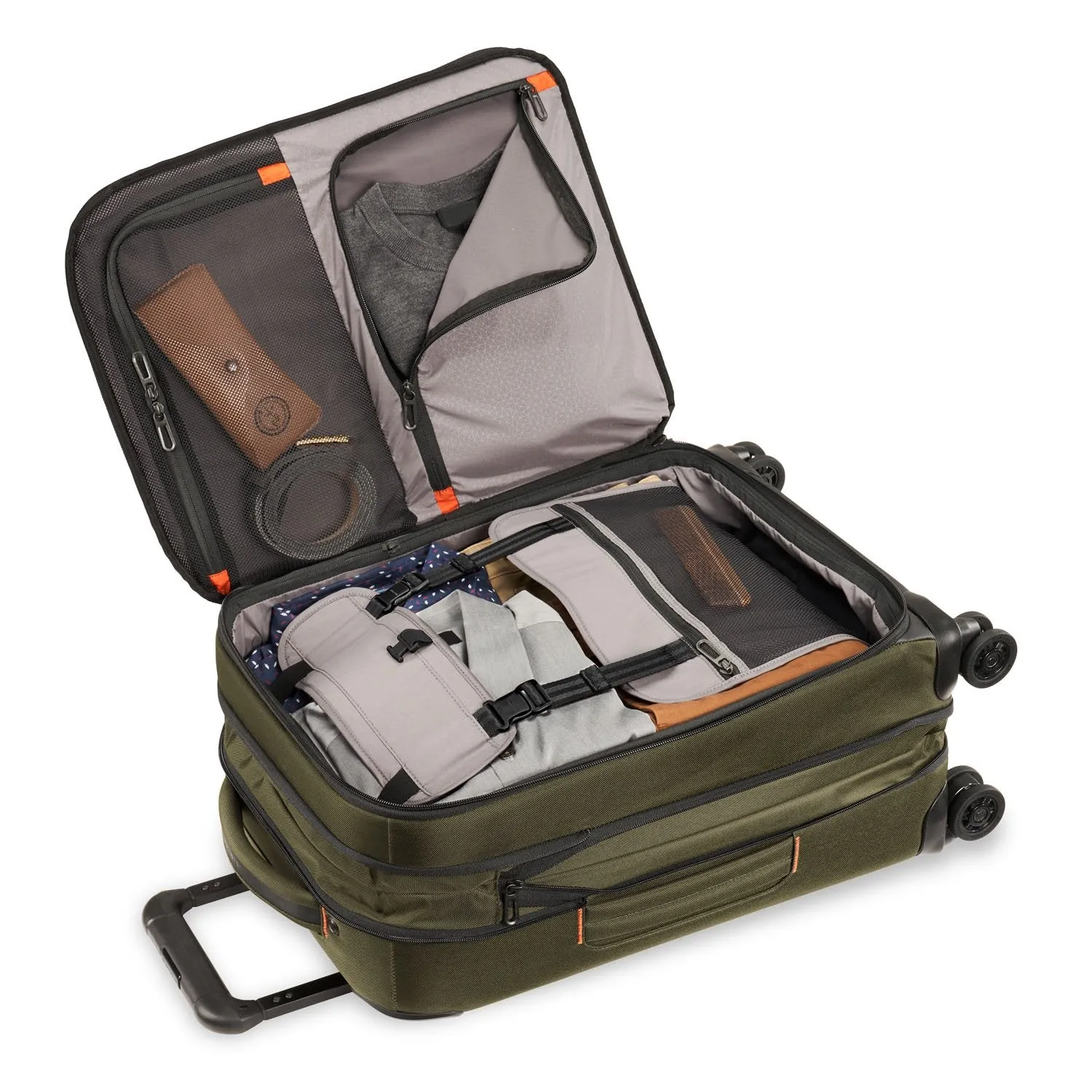 Briggs & Riley ZDX Domestic 22" Carry-On Expandable Spinner - Hunter Green