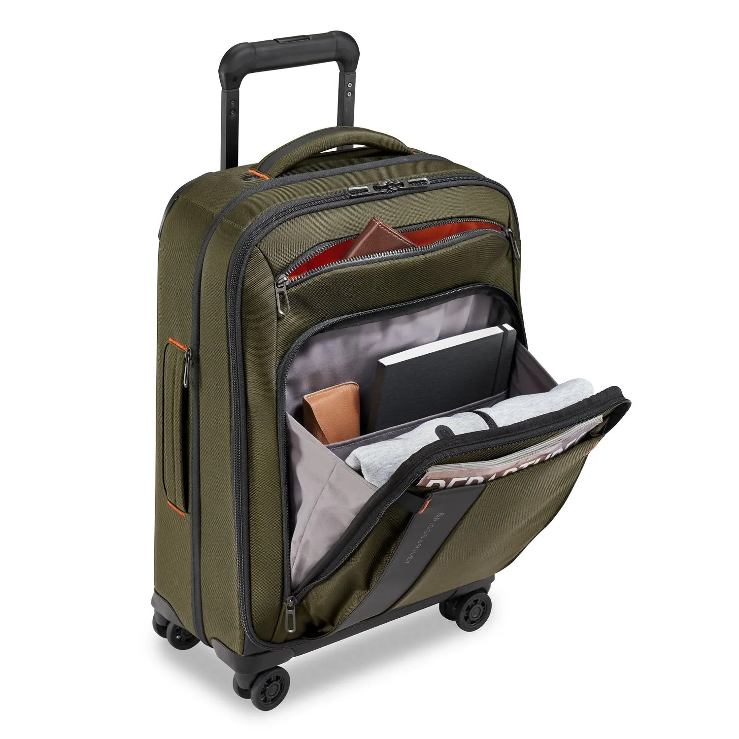 Briggs & Riley ZDX Domestic 22" Carry-On Expandable Spinner - Hunter Green