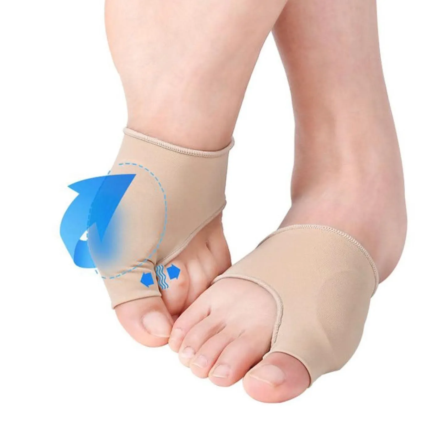Bunion Gel Cushion Pads - Can Be Worn With Shoes ~ Pain Relief!