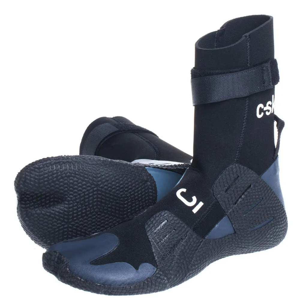 C-Skins Session 5mm Adult Split Toe Wetsuit Boots  - Black/Charco