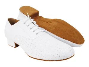 C919101 White Perforated Leather
