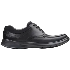 Clarks Cotrell Edge Black Smooth Shoes