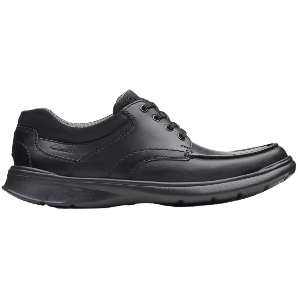 Clarks Cotrell Edge Black Smooth Shoes