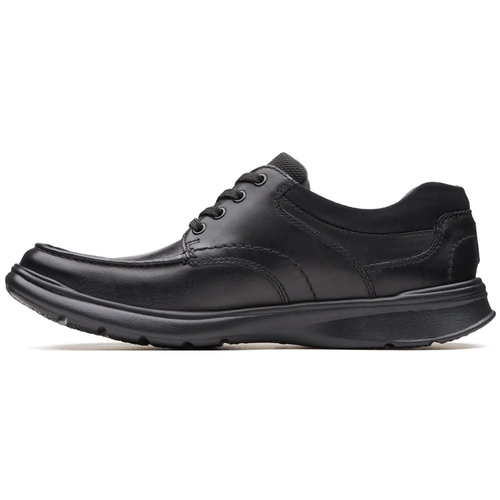 Clarks Cotrell Edge Black Smooth Shoes