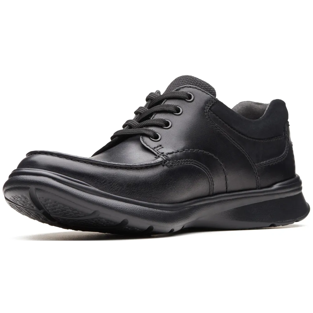 Clarks Cotrell Edge Black Smooth Shoes