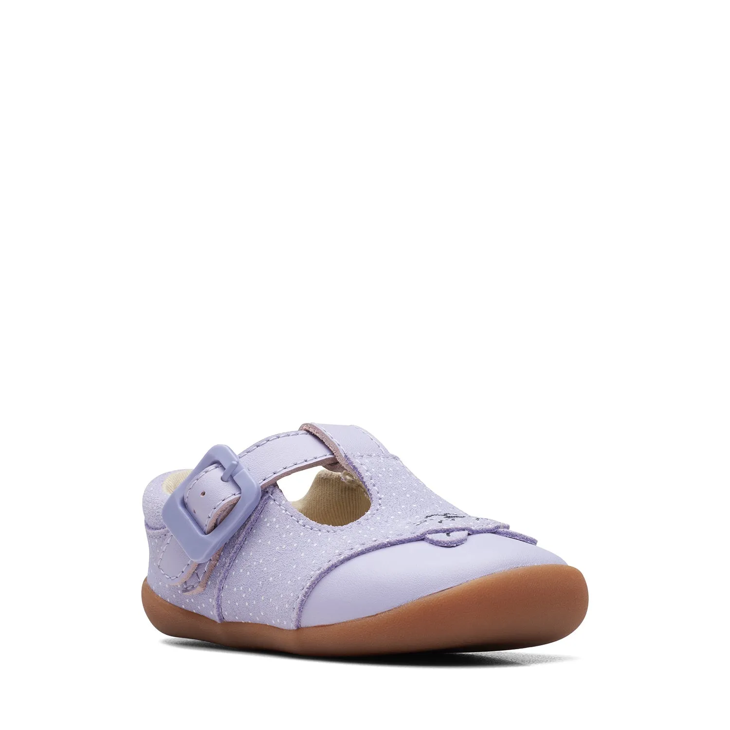 CLARKS GIRLS ROAMER CUB TODDLER. (WIDE FIT)