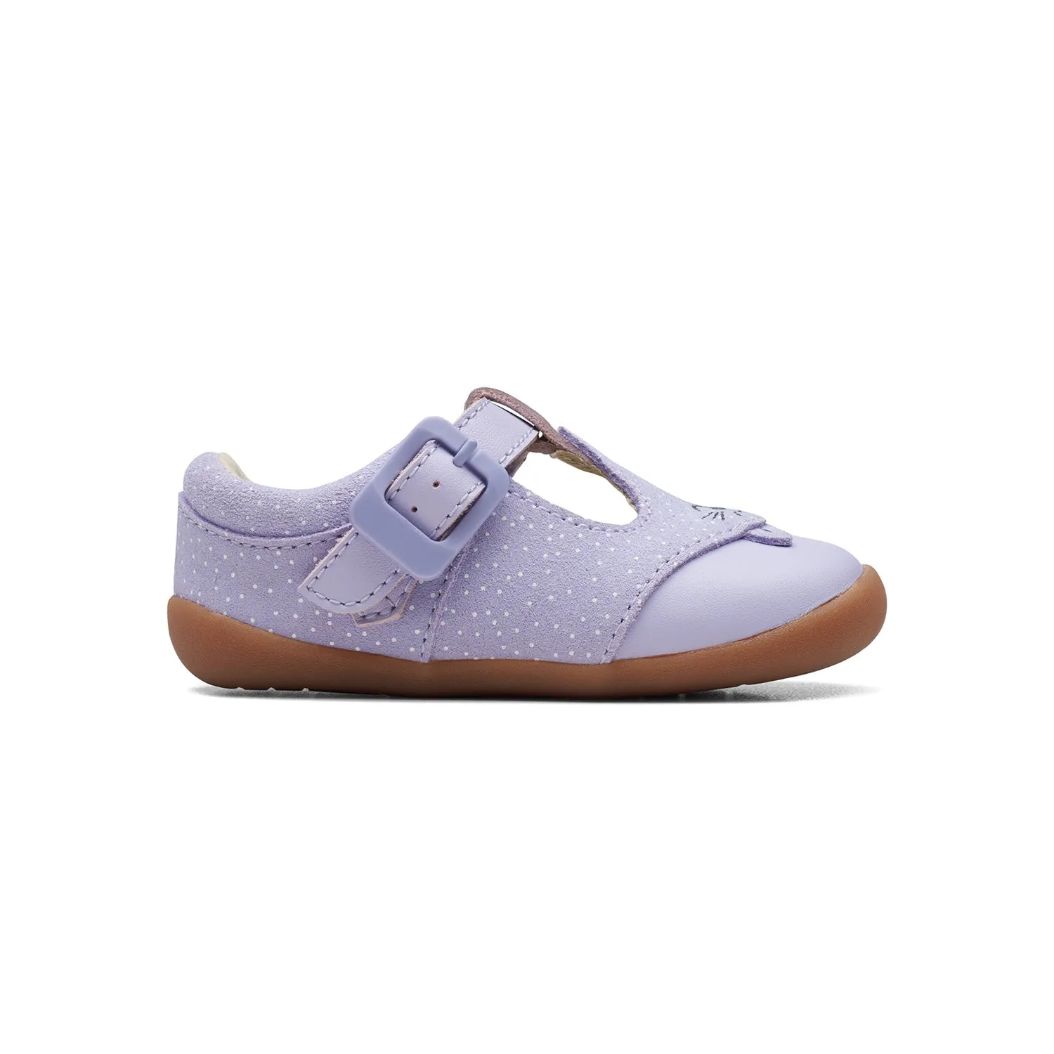 CLARKS GIRLS ROAMER CUB TODDLER. (WIDE FIT)