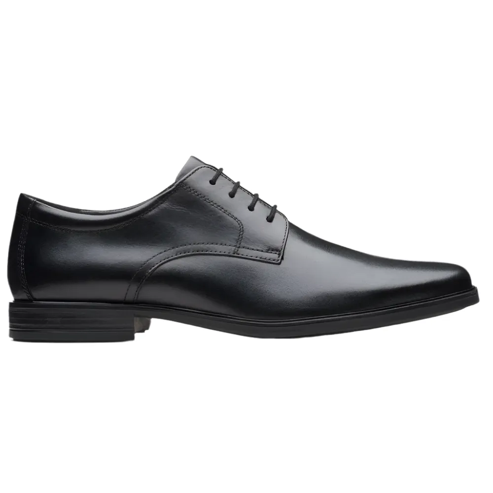 Clarks Howard Walk Black Shoes