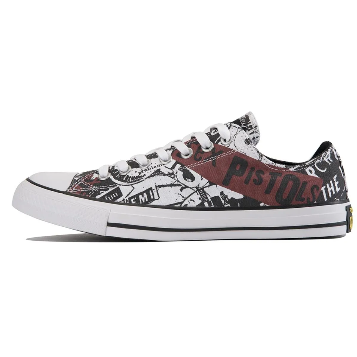 Converse Unisex: Chuck Taylor All Star Sex Pistols White Sneakers