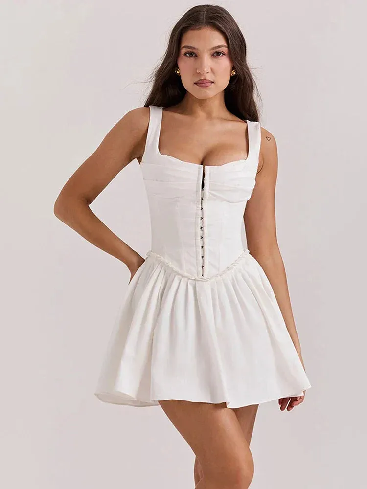 Corset Mini Dress | Fit & Flare | Sweetheart Neckline