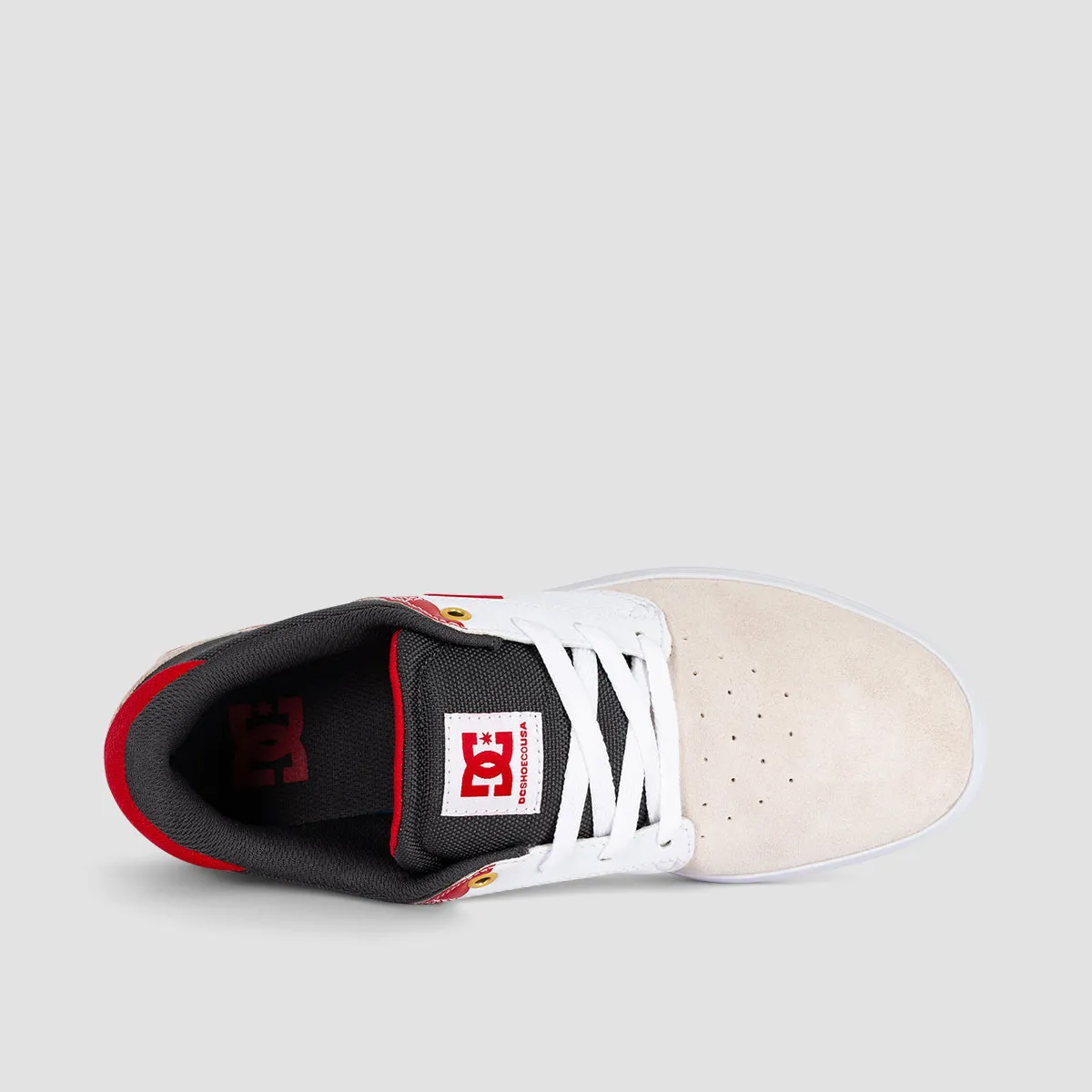 DC Plaza TC SP Shoes - White/Grey/Red