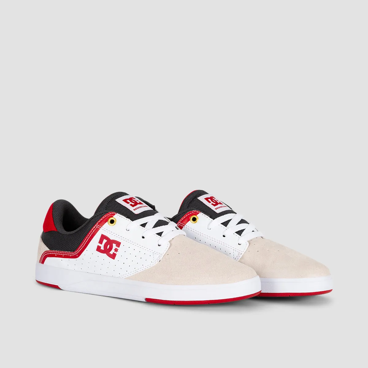 DC Plaza TC SP Shoes - White/Grey/Red
