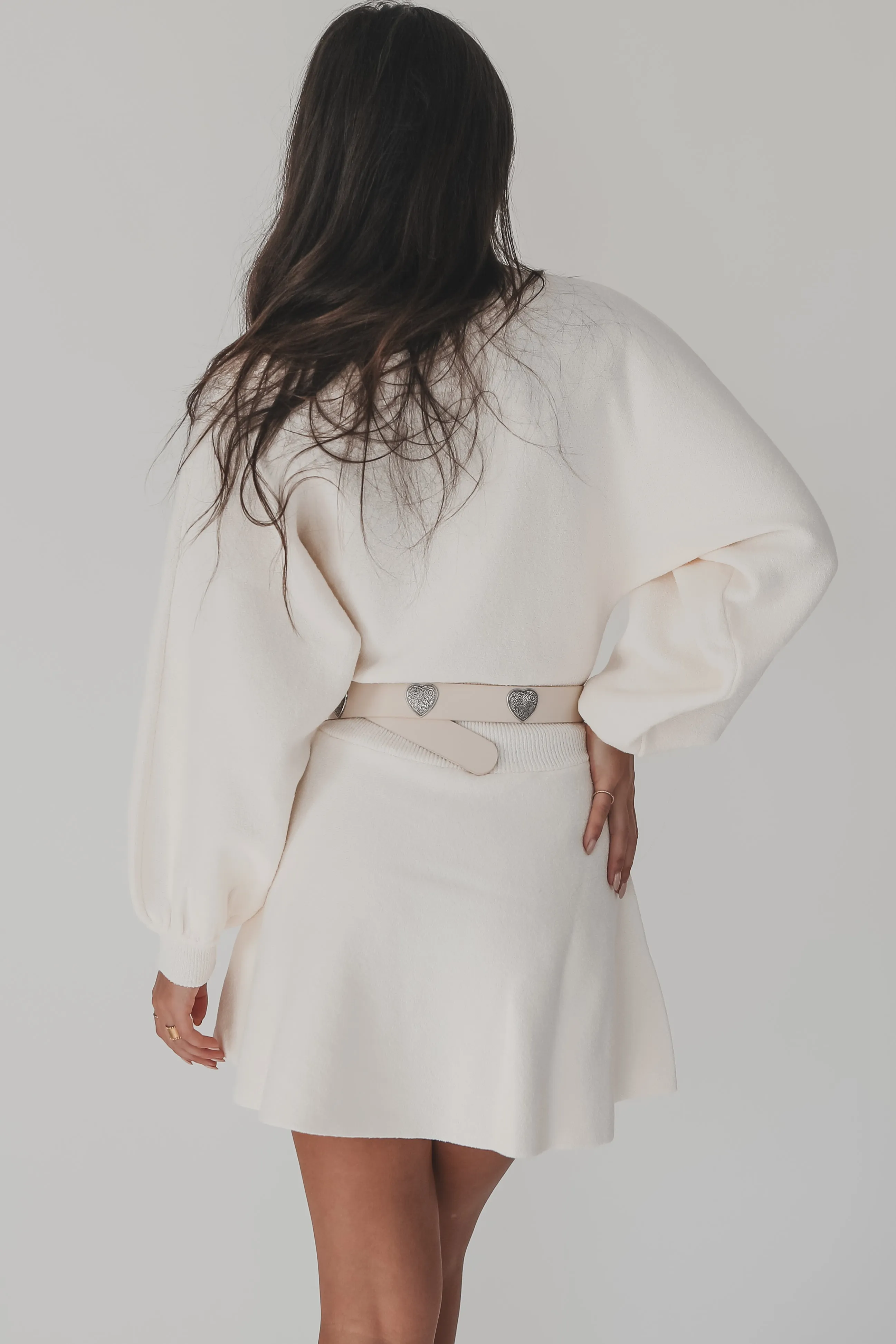 DEAL Sweet On Me Babydoll Long Sleeve Sweater Dress