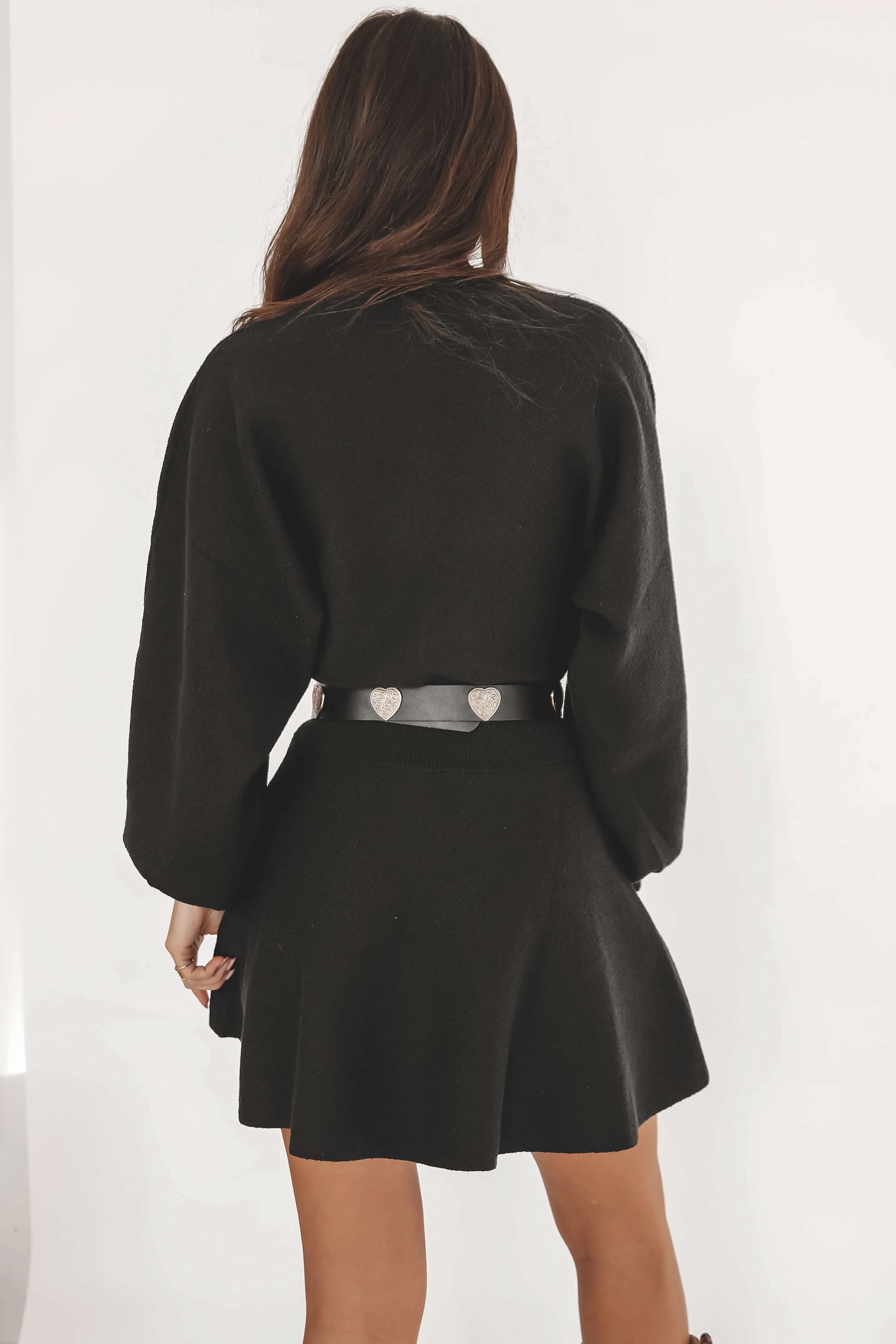DEAL Sweet On Me Babydoll Long Sleeve Sweater Dress