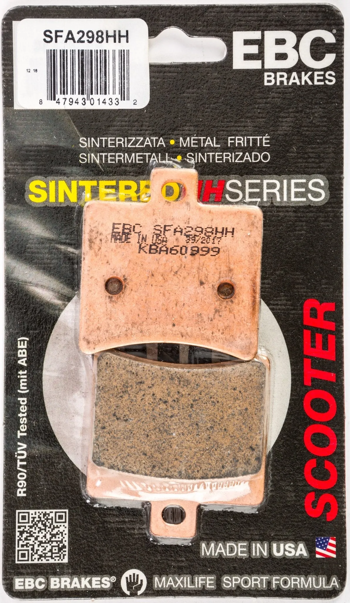 EBC SFA298HH Sintered HH Brake Pads