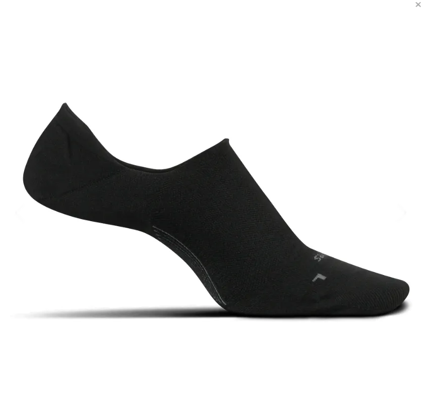 Feetures LW No Show Black