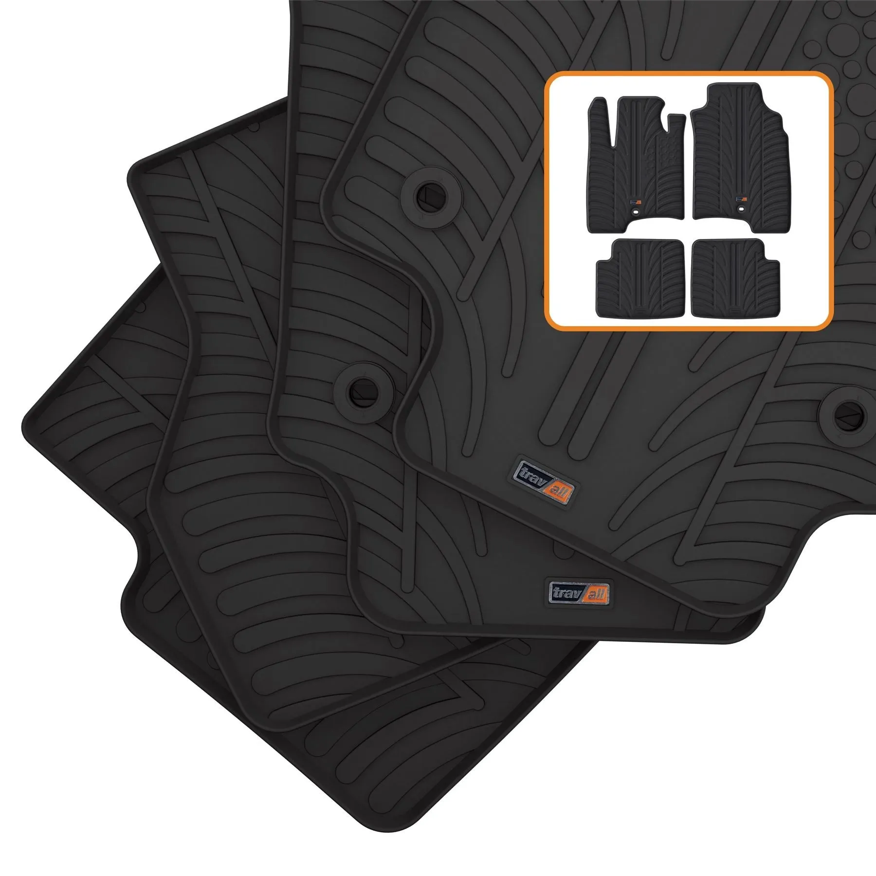 Fiat Panda Rubber Car Mats (2011-2024)