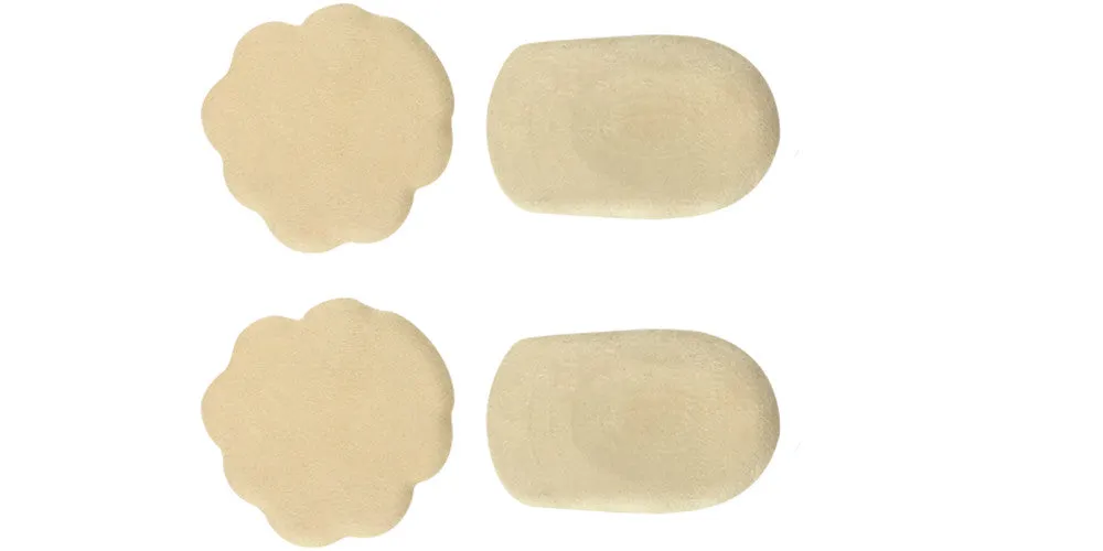 Forefoot & Heel Cushions combo: Lush Ball-of-Foot & Heel Shoe Inserts with Gel for High Heels and Flats