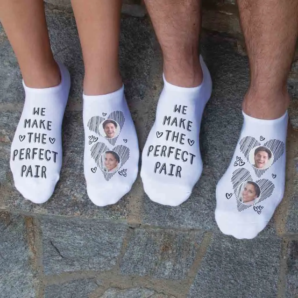 Fun Valentine's Day Socks - Custom Photo and Heart Design