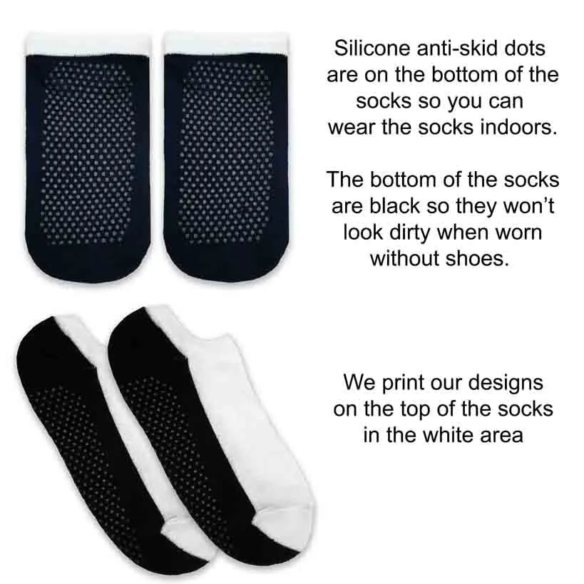 Fun Valentine's Day Socks - Custom Photo and Heart Design