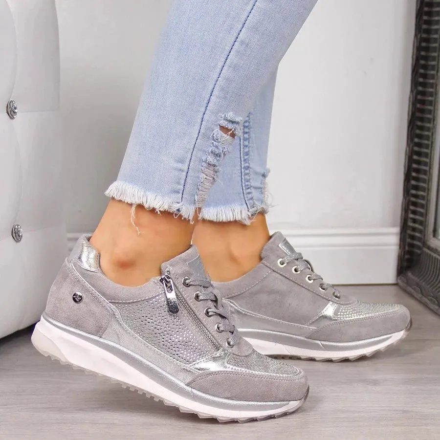Gaby Zip-Up Orthopedic Sneakers
