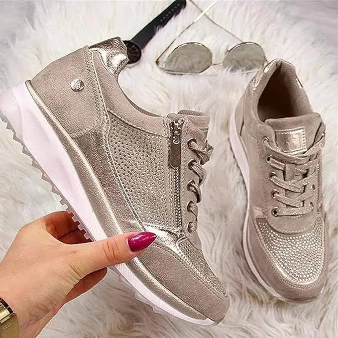 Gaby Zip-Up Orthopedic Sneakers