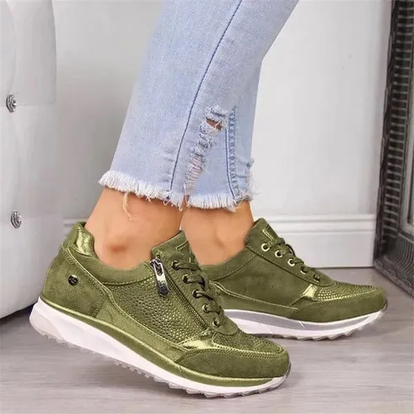 Gaby Zip-Up Orthopedic Sneakers