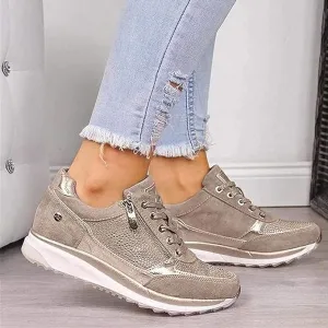 Gaby Zip-Up Orthopedic Sneakers