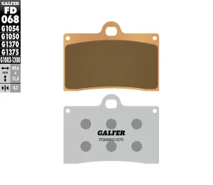 GALFER FD068G1054 Semi-Metallic Brake Pads