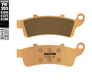 GALFER FD205G1380 HH Sintered Brake Pads