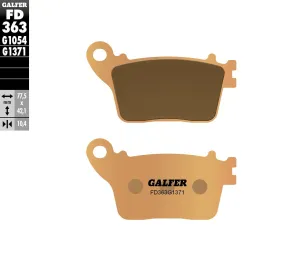 GALFER FD363G1371 HH Sintered Brake Pads