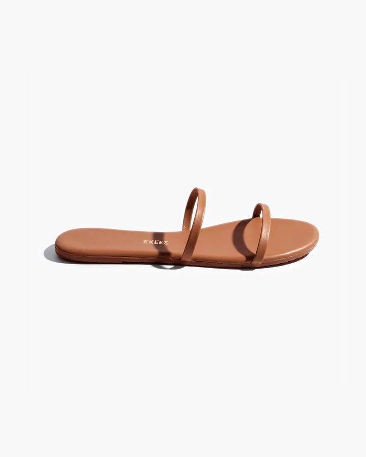 Gemma Vegan Sandal Matte Au Naturale | TKEES