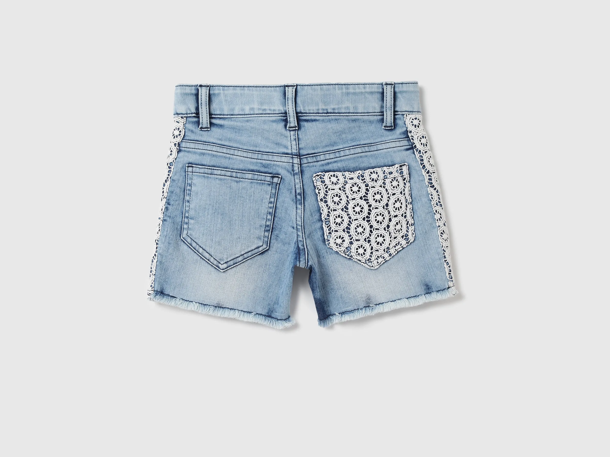 Girls Lace Regular Fit Shorts