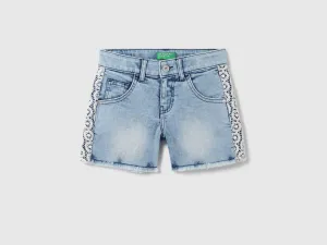 Girls Lace Regular Fit Shorts
