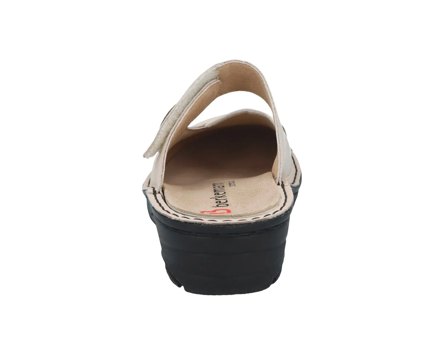 HELIANE Beige Leather/ Stretch